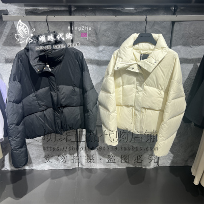 安踏冠军旅行2025冬新款女款生物基防泼水鸭绒羽绒服162540912