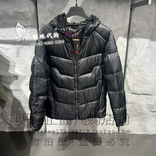 安踏冠军户外25冬男款PERTEX面料超防水防寒连帽羽绒服152540901