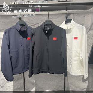 安踏冠军荣耀行政夹克商务通勤立领防泼水男薄绒外套152530628