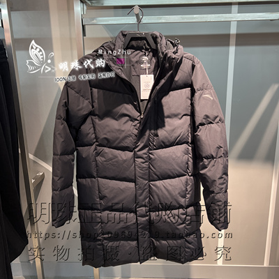 安踏ANTA男款2025栋新款连帽中长款防风防泼水羽绒服152617902