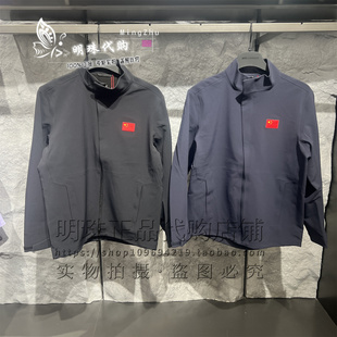 安踏冠军全天候2026春男款炽热科技轻暖绒行政夹克外套152610612