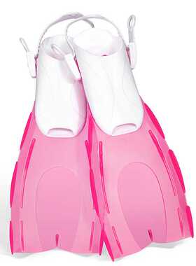 wave新款透明男女自由潜水PP脚蹼渔猎蛙鞋TPR舒适柔韧轻便脚蹼