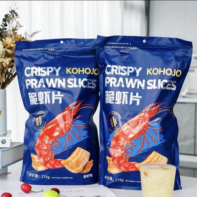 kohojo卡贺家脆虾片178g袋装薯片