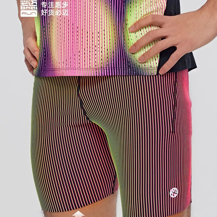 必迈新款半弹跑步压缩潜能短裤