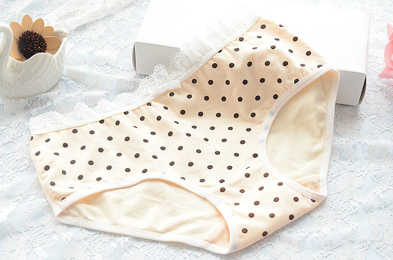 Slip jeunesse A009NK Dot - en coton - Ref 646315 Image 4