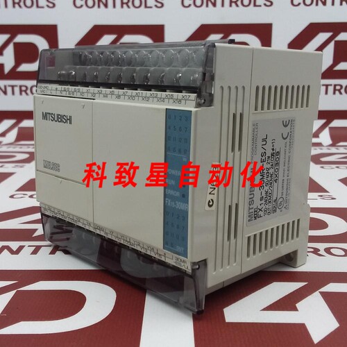 工业配件FX1S0MR-ES/UL CPU模块24VDC源/汇 16输入