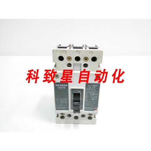 工业配件NEG3B100 模壳断路器 3P 100A AMP 600V-AC