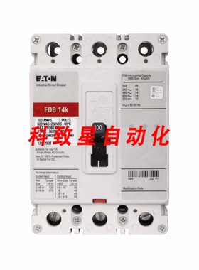 工业配件FDB3125L-125A 600VAC 3-极模压断路器FDB FRAM