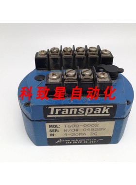 工业配件ACTION T600-0002 TRANSPAK隔离器