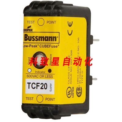 工业配件TCF20 20A 600V 延时等级 CF CUBEFUSE 保险丝