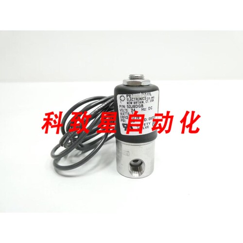 工业配件PETER PAUL 52J8DGB 气动电磁阀 24V-DC 1/16IN 100PSI