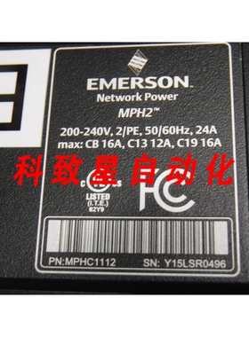 工业配件MPH2 P/N:MPHC1112 20040V 2/PE 50/60HZ 24A 网络电源条