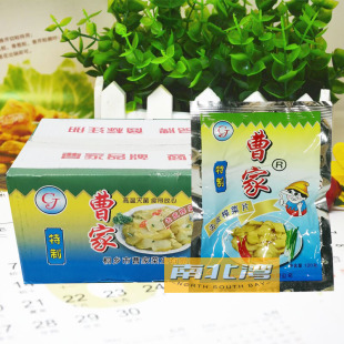 曹家榨菜去皮榨菜片120g*50袋整箱酱腌菜咸菜早餐配粥开味下饭菜