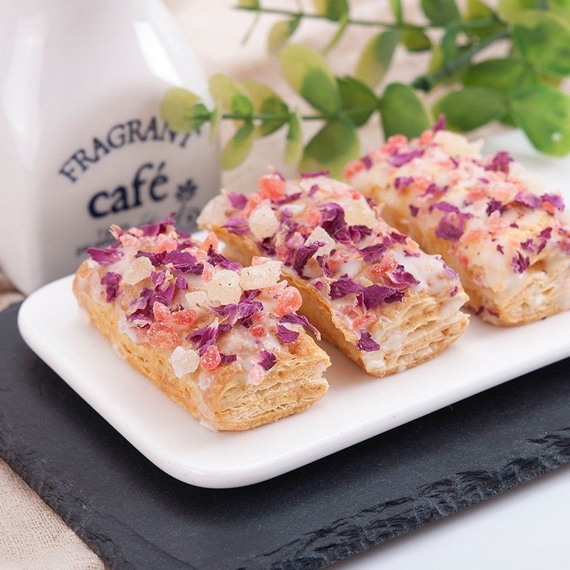 综合果干蔓越莓塔塔酥手工网红千层雪花酥孕妇儿童糕点零食饼干