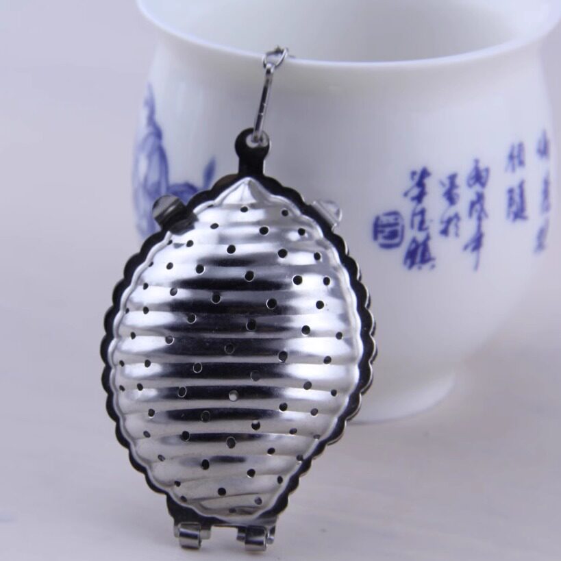 海螺形状泡茶器/不锈钢茶漏隔/茶道/茶具零配/滤茶器/茶匙