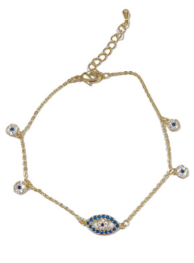 小众时尚独特设计感恶魔之眼手链女精致轻奢个性百搭高级手饰批发