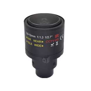 监控5MP 500万像素6-22mm手动变焦M12 M14直插网络摄像机高清镜头