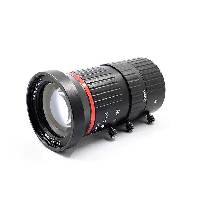 1/2.7英寸监控10倍变焦500万高清5-50mm人脸识别手动光圈CS镜头