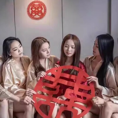 短袖睡袍女夏季薄款冰丝绸浴袍性感浴衣新娘伴娘晨袍粉色外套睡衣