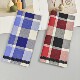 精梳棉柔软全棉手帕经典 复古格子系列大方巾手感舒适吸水