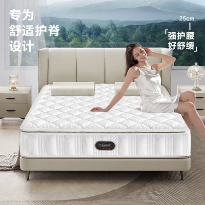 天然乳胶床垫独立袋装弹簧席梦思