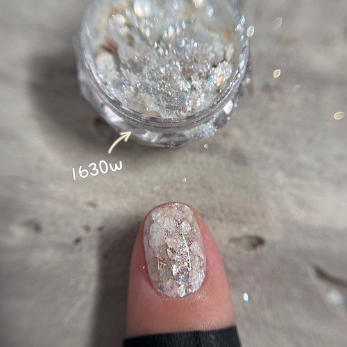 【常更新3】超薄！爆闪！巨亮！赞赞 ins水磨石岩片美甲亮片闪粉