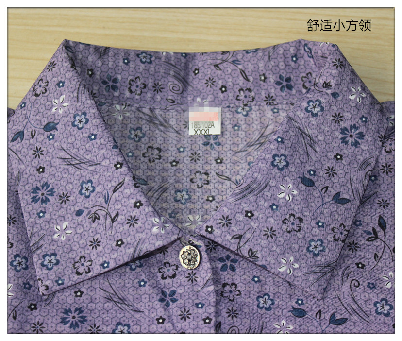 奶奶夏装衬衫70岁80老年人女妈妈
