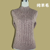 天天特价 40岁50全毛妈妈毛衣厚 弹力打底衫 中老年纯羊毛女冬装 长袖