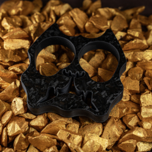 极其氪金LAB 锻碳轻量化纯碳指虎EDC防身把玩 犬獠