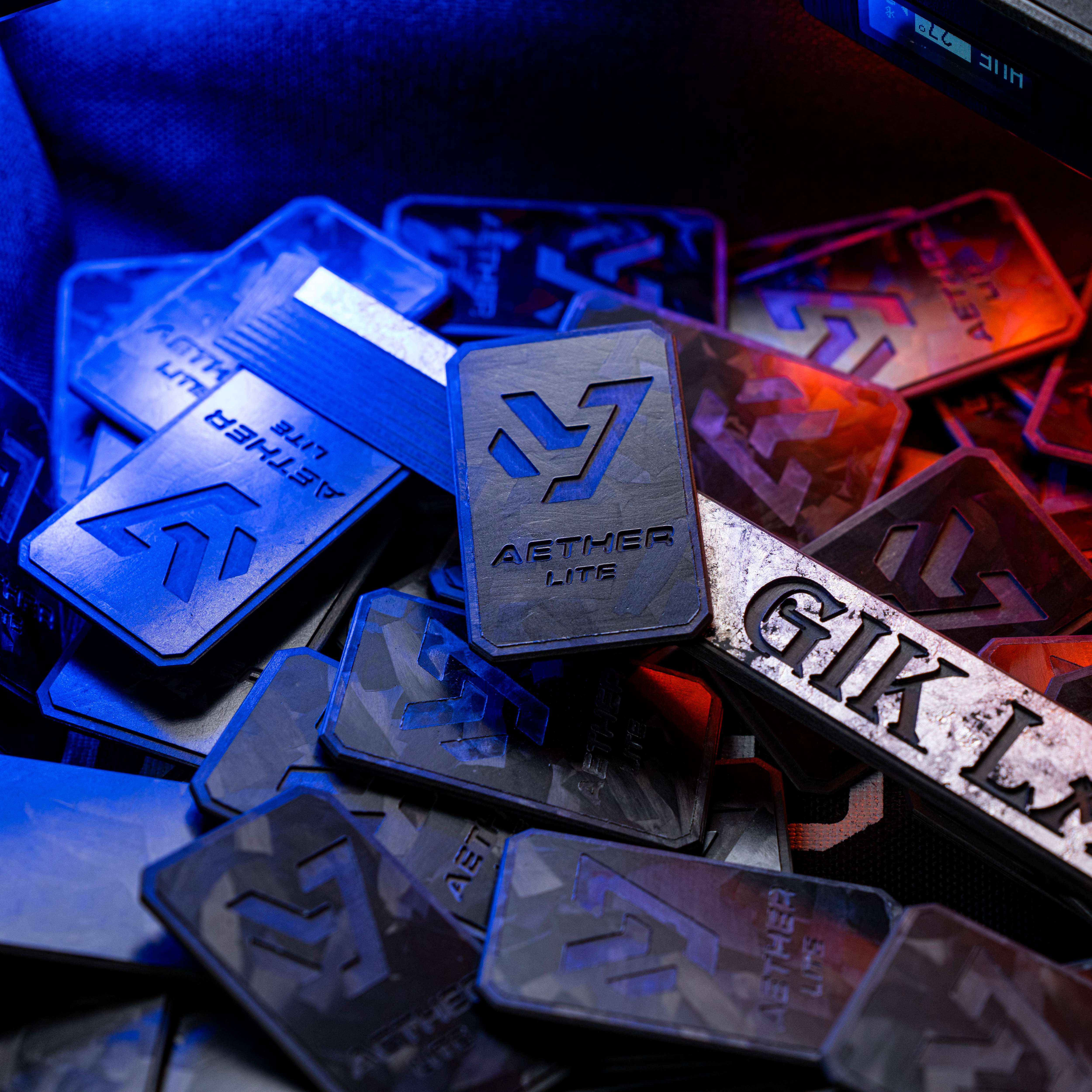 以太士气章碳纤维魔术贴