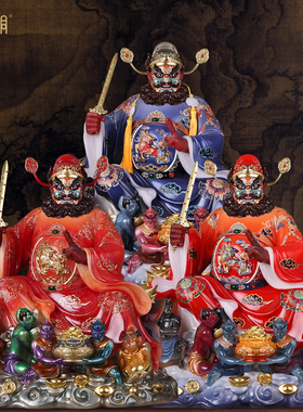 汉白玉钟馗降妖伏魔镇宅神像摆件