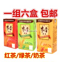 台湾统一奶茶(麦香奶茶2盒+麦香红茶2盒+麦香绿茶2盒)共6盒
