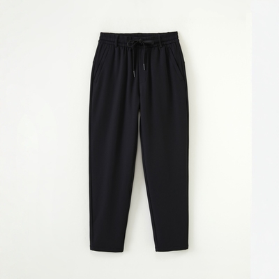 男女同款外穿驼绒羊毛裤防风抗冻加厚保暖白鹅绒冬季抽绳休闲长裤