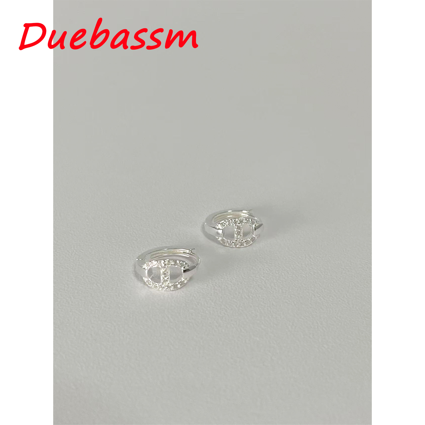 duebassm纯银猪鼻子耳扣