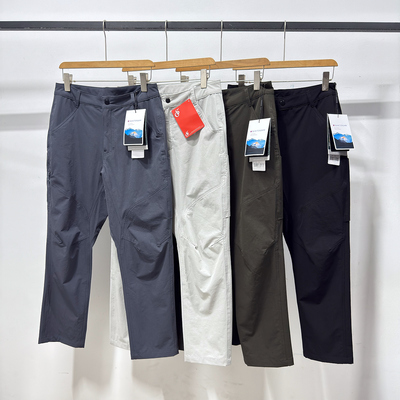 【户外机能-3D立裁+单向导湿】春夏男士登山徒步速干休闲直筒长裤