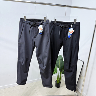 复合绒加厚保暖防泼水立体裁剪休闲裤 户外机能云感面料 秋冬男士