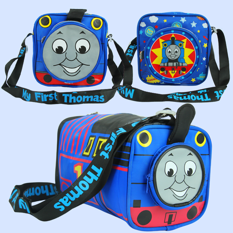 托马斯火车斜挎包单肩包帆布手机儿童小方包包迷你女孩可爱男学生
