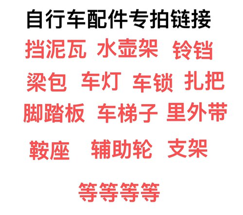 T儿童山地车配件专拍链接