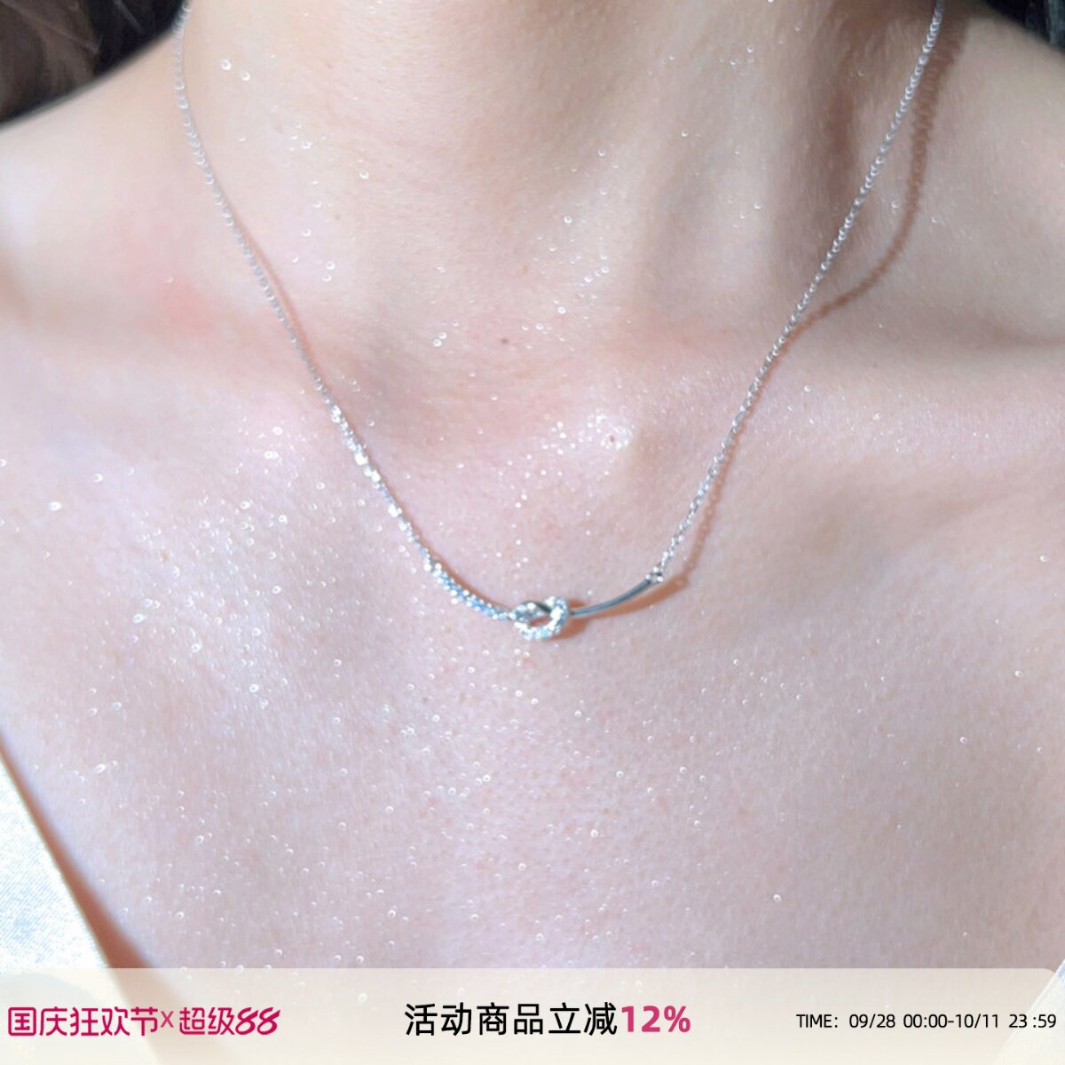 AFunnyStory925银女简约项链图片