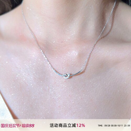 AFunnyStory925银女简约项链