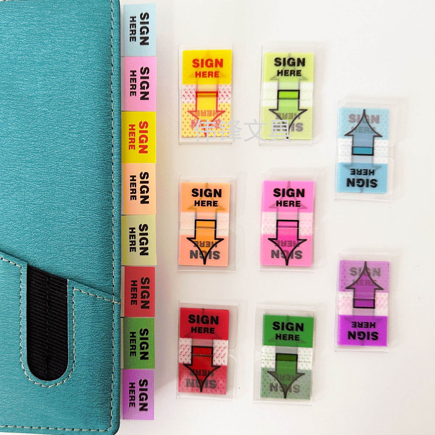 新款8色英文指示标签多色可选N次贴合同签名英文索引贴告signhere,文具电教/文化用品/商务用品,便签本/便条纸/N次贴,淘宝优惠券,粉丝福利购,淘宝优惠卷