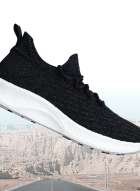 FREETIE云弹轻跑鞋s升级版夏季爆米花弹力鞋男透气休闲高弹运动鞋