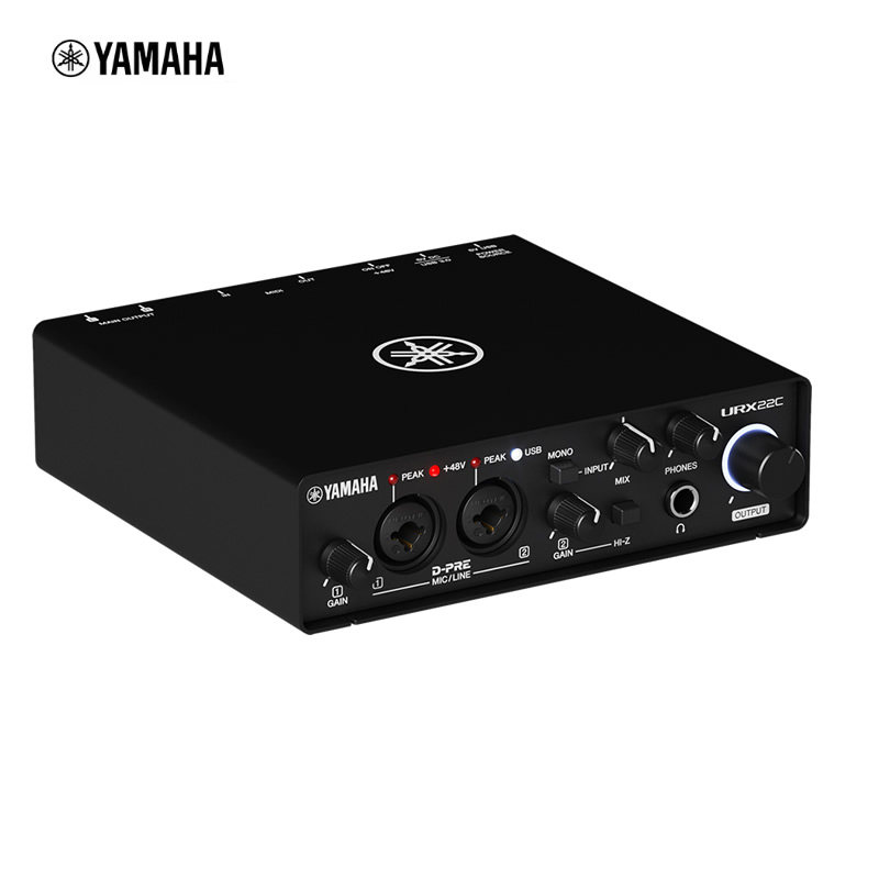 Yamaha/雅马哈 URX22C 电脑外置声卡乐器录音直播USB声卡2.0声道