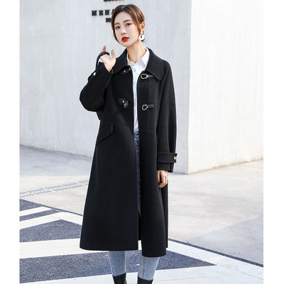 秋冬新款高端宽松双面羊绒大衣