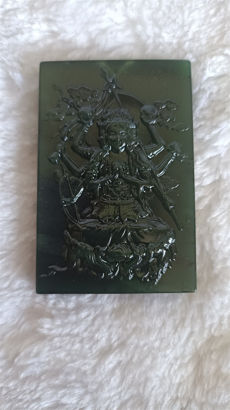 斗姆斗母泰山玉斗姆元君吊坠挂件