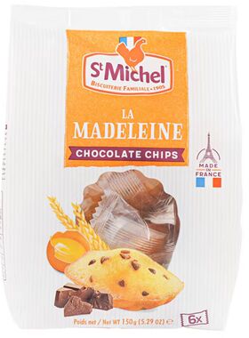 法国StMichel圣米希尔玛德琳巧克力碎蛋糕150g*3袋组合玛德琳蛋糕