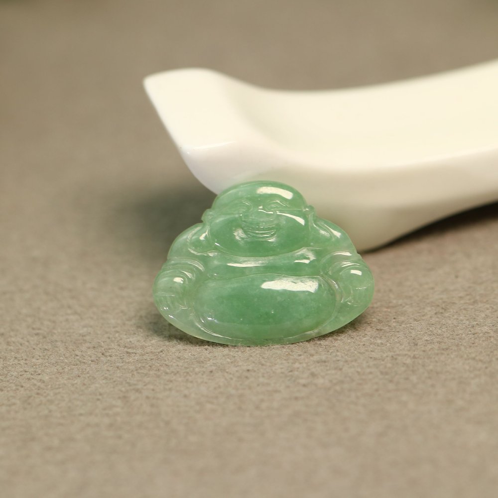 天然A货翡翠弥勒佛笑面佛佛公