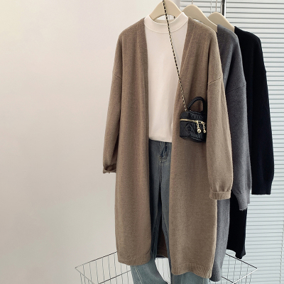 毛衣外套女慵懒软糯宽松针织开衫