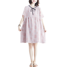 夏季女装2019新款法式大码高腰裙子1