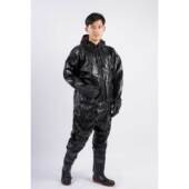 带手套胶水 全身下水裤 渔民海捕加厚防护针织布橡塑 工厂直销